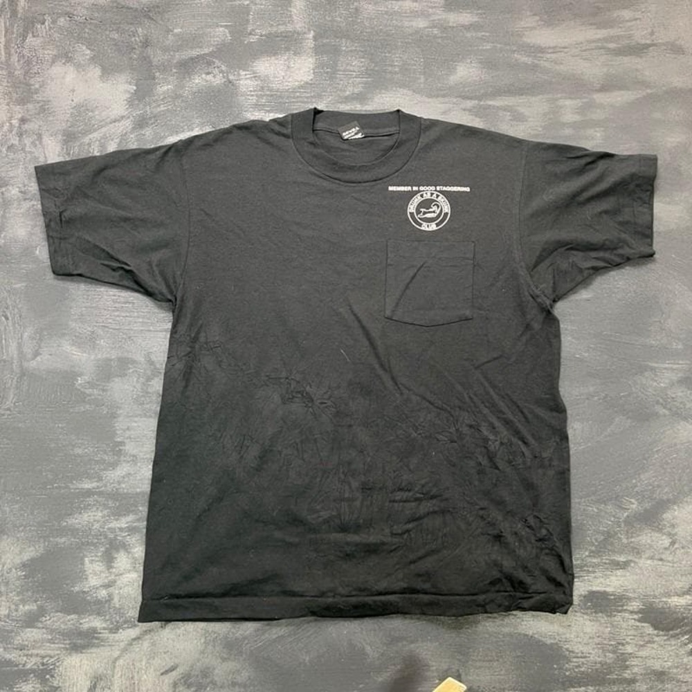 Vintage Drunk As‎ A Skunk Shirt Mens XL Black 1990s USA